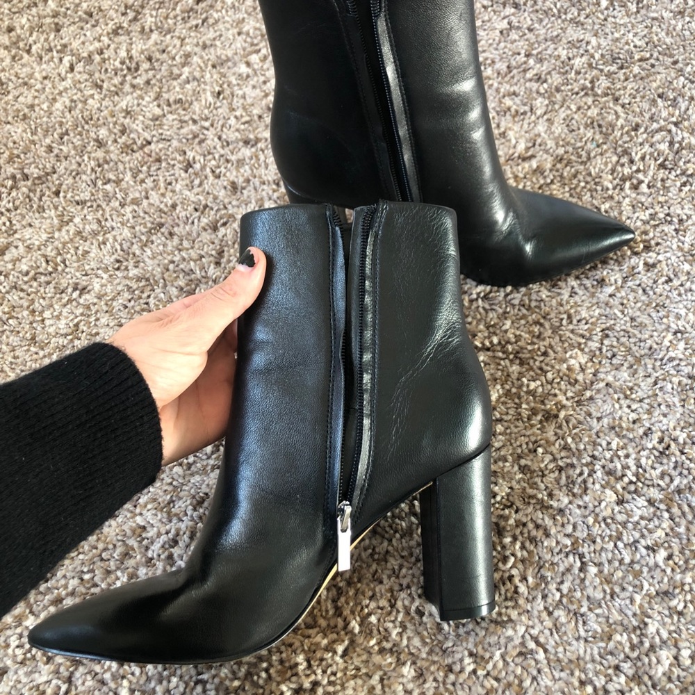 Marc Fisher Black pointy toe boots